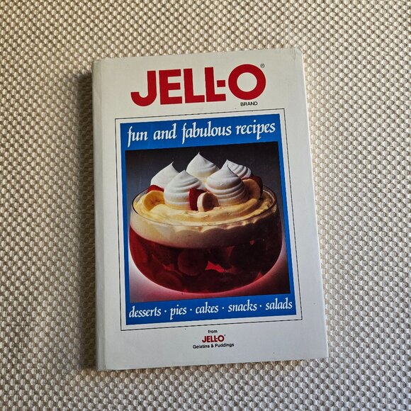 Jell-O Fun and Fabulous Recipes Vintage 1988 Hardcover Cookbook - Picture 1 of 12